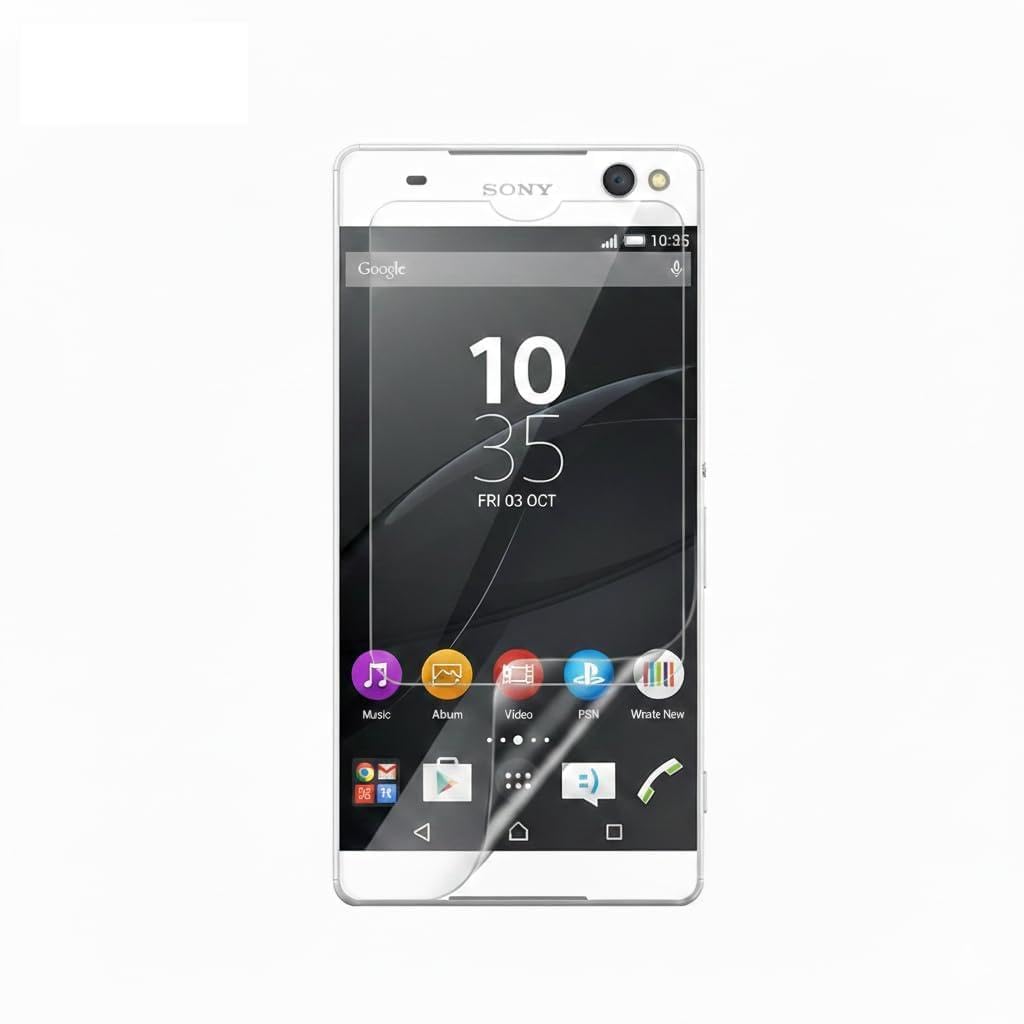 HD FilmScreen Protector For Sony Xperia C5 Ultra/Xperia C5 Ultra Dual - FilmScreen protector, Anti-Scratch Bubble Free Protective Film Guard - Not tempered glass (Pack of 3)