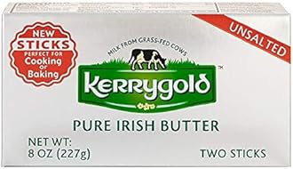 Kerrygold Pure Irish Butter Sticks Unsalted, 8 Ounce (pack Of 20)