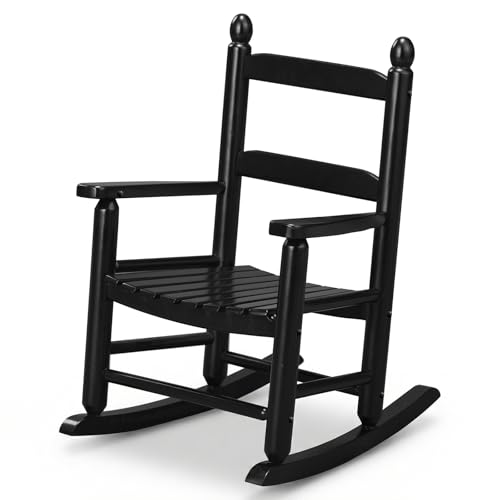 Outvita Kids Rocking Chair, Ergonomic Sturdy Toddler Rocking Chair with