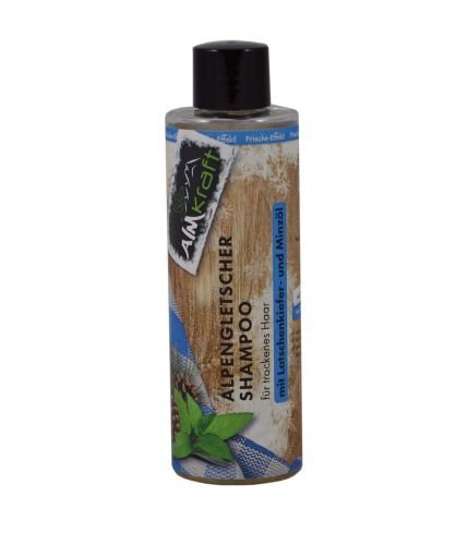 Preisvergleich Produktbild Almkraft Alpengletscher Shampoo Für Trockenes Haar Mit Latschenkiefer- Und Minzöl, 200 ml