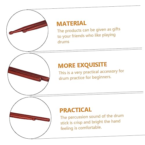 Baquetas de madera para batería y percusión miniatura 6