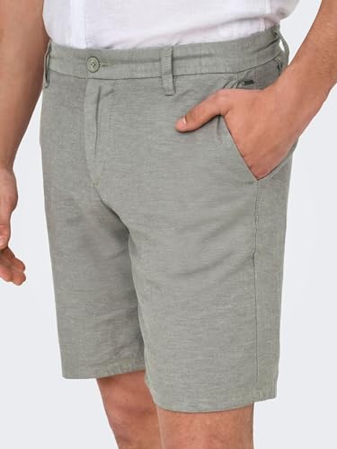 Only & Sons ONSMARK 0011 Cotton Linen Shorts NOOS – Ansicht 6