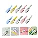Beatifufu 10Pcs Small Hair Brush Infant Household Baby Comfortable Baby Brush Plastic Comb Scalp Comb Baby Hair Comb Convenient Newborn Brush Convenient Baby Hair Brush Convenient Baby Brush