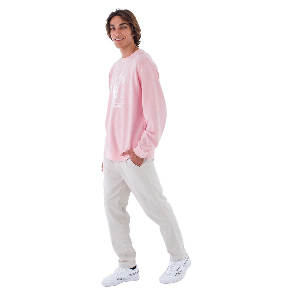 Hurley Lightweight Terry Fleece Crew Sudadera Hombre (Pack de 1)