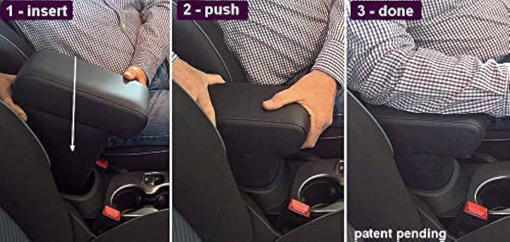 Copertura Del Coperchio Del Bracciolo Della Console Centrale Nera Per Auto Per A3 8P / 2003-2013 8P0864245P(Stoffa - Foto 5