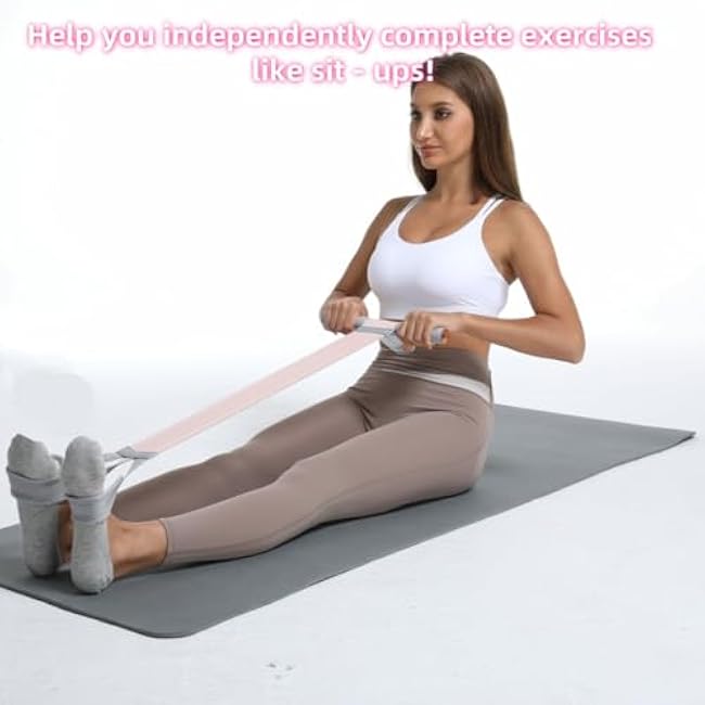 Multifunctional Tension Rope Set ¨C Sit-Up Assistance, Knitted Fitness Equipment for Abdominal/Waist/Arm/Leg Stretching & Weight Loss Training£¬Gift a 90 Pound Knitted Resistance Strap