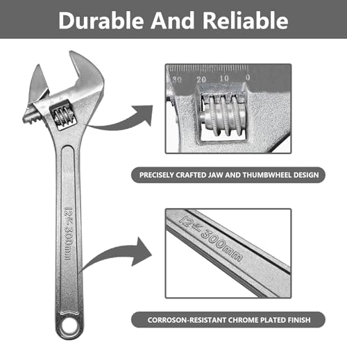 WAIZHIUA 4Pcs Adjustable Spanner Set - Image 3