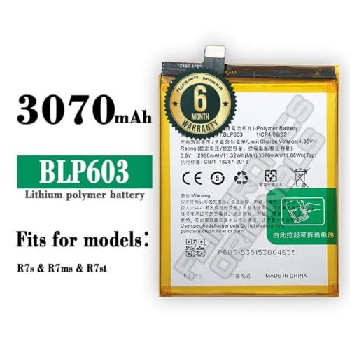 Image of BLP603 Battery for Oppo R7S / R7ST / R7SM Battery with 6 Month Warranty****(U175)