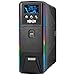Tripp Lite Pure Sine Wave Gaming UPS Battery Backup, 1500VA 900W 120V, Detachable LCD, Automatic Voltage Regulation, USB, RGB LED Lights, 3-Year Warranty & $250K Insurance (SMART1500PSGLCD)