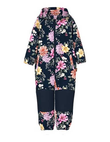 NAME IT Mädchen Nmfalfa08 Softshell Suit AOP 1Fo Noos, Dark Sapphire, 86