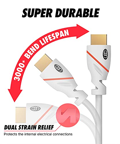 Ultra Clarity Cables Hdmi Cable 35Ft - In-Wall High Speed Hdmi Cord - Cl3 Rated - Supports 4K, 3D, Full Hd, 2160P With Ethernet - Audio Return - Latest Version - 35 Feet (10.6 Meters) #TOP1