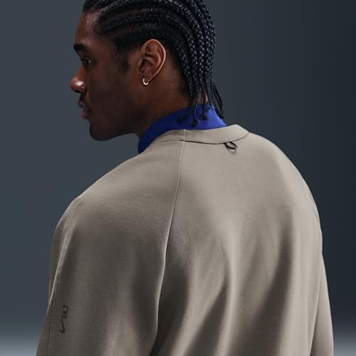 Nike 24.7 ImpossiblySoft Men's Cardigan (HQ6948-289, Cave Stone/Medium Ash)2