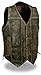 Price comparison product image Milwaukee MEN'S MOTORCYCLE DISTRESSED BROWN 10 POCKETS LEATHER VEST SIDE LACES SOFT NEW (3XL Regular)