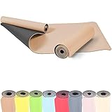 gorilla sports® tappetino fitness - 180 x 60 cm, spessore 6 mm, antiscivolo, in tpe, colore a scelta - tappeto palestra, materassino, yoga mat, per ginnastica, pilates, casa, esercizi, allenamento