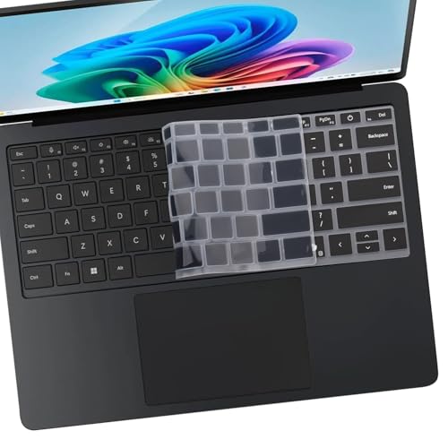 2 piezas protector de teclado para Microsoft Surface Laptop 7 13.8 y 15 pulgadas miniatura 5