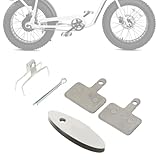 BAOUFF Two Piston Brake Pads for Super 73,Brake Pads with Adjustment Alignment Tool for Bike Super73 Like Super 73 S1/S2/R/ZX/Z1
