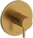 Riobel TRUTM47+BG Riobel TRUTM47+ Riu 3 Function Thermostatic Valve Trim Only with Single Cross Handle and Integrated Diverter - Less Rough In