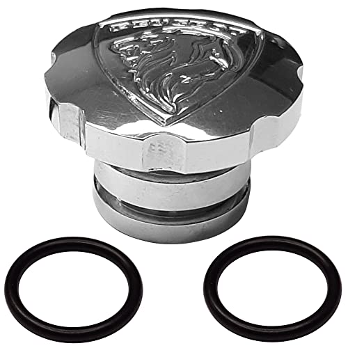 cyclingcolors Bouchon de réservoir aluminium poli 30mm compatible avec Peugeot 103 SP MVL SPX Vogue 102 101 mobylette cyclomoteur