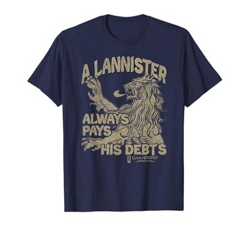 Game of Thrones A Lannister Always Pays his Debts Camiseta | Ya disponible en tu tienda friki favorita! En mundofriki.es!