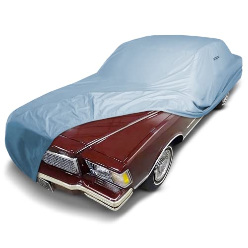 Image of iCarCover Premium Car Cover for 1978-1988 Chevy Monte Carlo Heavy Duty Waterproof All-Weather Automobiles Custom Fit Indoor Outdoor UV Snow Protection Covers with Straps and Bag