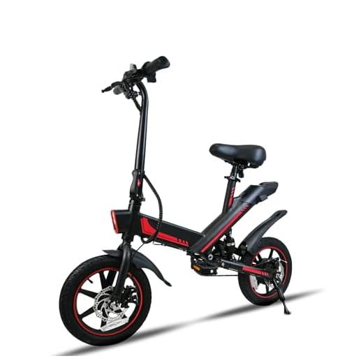 HBFTXRIDE Bicicleta eléctrica plegable de 12 pulgadas, bicicleta eléctrica para adultos, 25 km/h, 36 V, 7,8 Ah, batería de litio, hasta 30-45 km bicicleta eléctrica para hombre y mujer, pedaleo