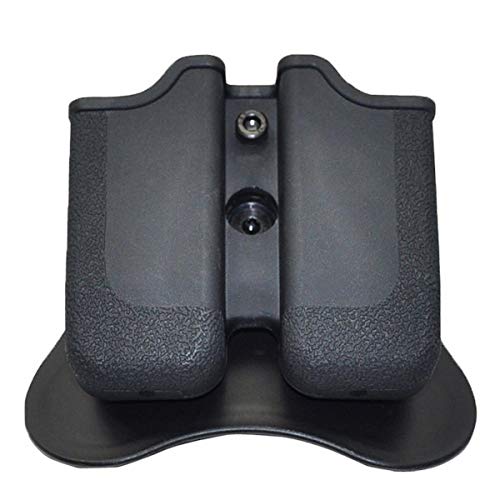 Tactical Scorpion Gear TSG-MP Polymer Modular Double Magazine Pouch for Beretta PX4 Ruger Sig Sauer- Black