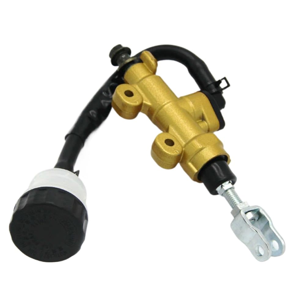 Savbahdxa Yellow Rear Brake Master Cylinder Adjustable Brake Clutch Lever Compatible With Cbr600rr Cbr900rr Cbr929 Cbr1100xx Vfr800 Cbr600 Vt250 Cbr250(Yellow)
