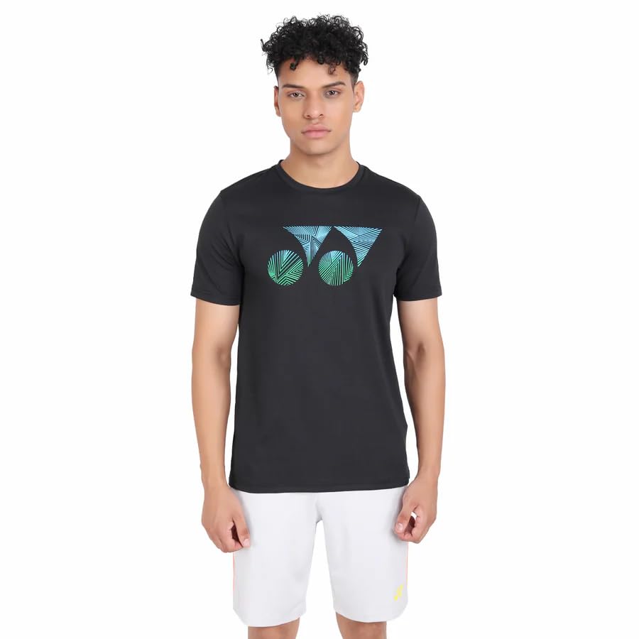 Image of YONEX RM-S092-2330-PLAY3 T-Shirt | Official Badminton Apparel | TruAir Lite | TrueBreeze Tech | Lightweight & Fast-Dry | Moisture Absorbing | Cool, Dry & Stylish