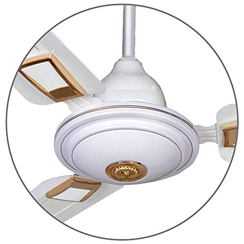 Image of DIGISMART 1200 MM HIGH Speed 390 RPM BEE Approved 5 Star Rated APSRA Deco Ceiling Fan White- 2 Year Warranty