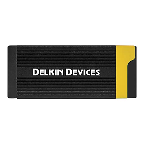 Delkin Usb 3.2 Cfexpress Type A & Sd Uhs-Ii Memory Card Reader, Black #TOP23