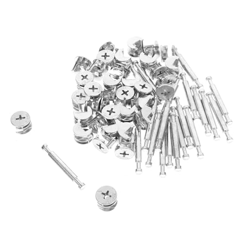 SOLUSTRE 20 Pack Furniture Fittings Kit Fitting Connecting Dowels Furniture Fasteners Metal Repair