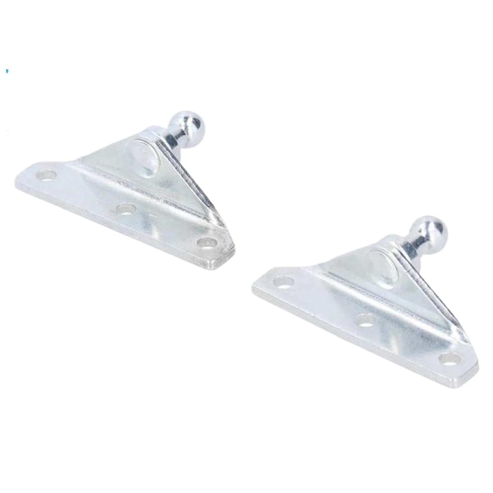 Pffbrgjsj Onecolor 2Pcs 10Mm Ball Studs Gas Spring Lift Support Mounting Bracket Compatible With Automobile M10 Gas Strut Spring