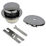 Danco 88981A Touch-Toe Bath Drain Trim Kit, Chrome