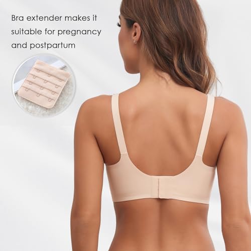 Seamless Nursing Bras for Breastfeeding Soft Wireless Sleep Maternity Bralette Regular and Plus Size3
