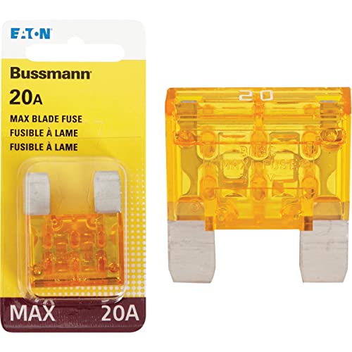 Bussmann fusible à lame maxi 20 A idéal pour restaurer le système électrique d'une voiture