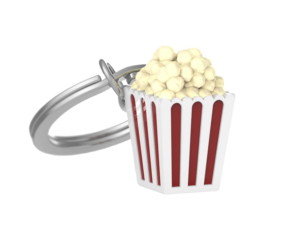 O meta[l]morphose METALMORPHOSE MTM135-01 Popcorn Keyring, red/white, One Size