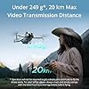 DJI Mini 4 Pro (DJI RC-N2), Folding Mini-Drone with 4K HDR Video Camera for Adults, Under 0.549 lbs/249 g, 34 Mins Flight Time, 20 km Max Video Transmission Distance, Omnidirectional Vision Sensing