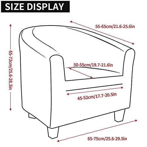 MIFXIN-Tub-Chair-Slipcover-1-Piece-High-Stretch-Club-Chair-Cover-Elastic-Barrel-Chair-Armchair-Couch-Sofa-Furniture-Protector-for-Living-Room-Hotel-Pattern-01 MIFXIN Tub Chair Slipcover 1 Piece High Stretch Club Chair Cover Elastic Barrel Chair Armchair Couch Sofa Furniture Protector for Living Room Hotel Pattern 01