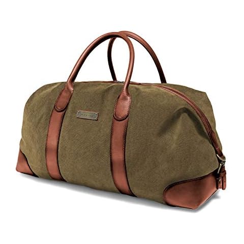Bolso de Viaje DRAKENSBERG Duffel Weekender para Mujer y Hombre, 60L, Verde Oliva Cover