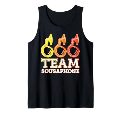 Team Sousaphone en Marching Band para Jugador Sousaphone Camiseta sin Mangas