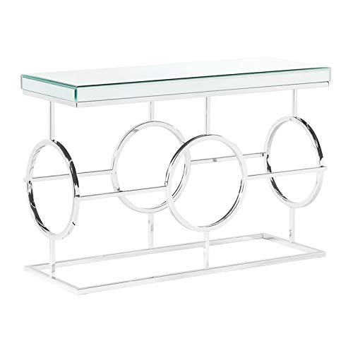 Picket House Furnishings Katie Rectangle Mirrored Sofa Table #TOP27