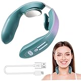 PLAFOPE Masajeador De Cuello Inteligente Modos Ajustables Dispositivo Portátil Para Aliviar Fatiga Muscular Oficina y Hogar Masaje Cervical Usb Recargable Azul Degradado