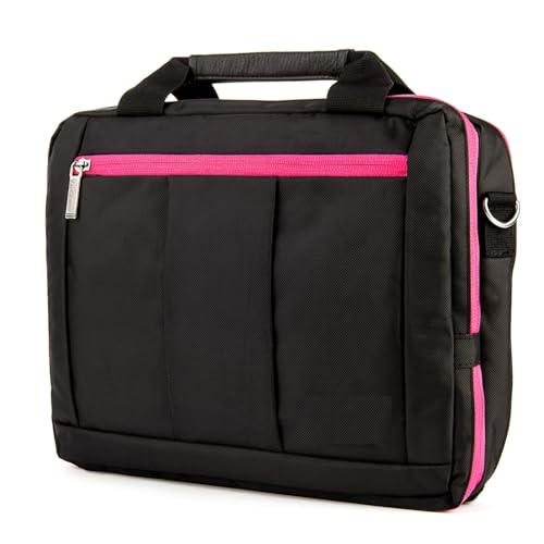 Mochila convertible para laptop 16 pulgadas magenta miniatura 1