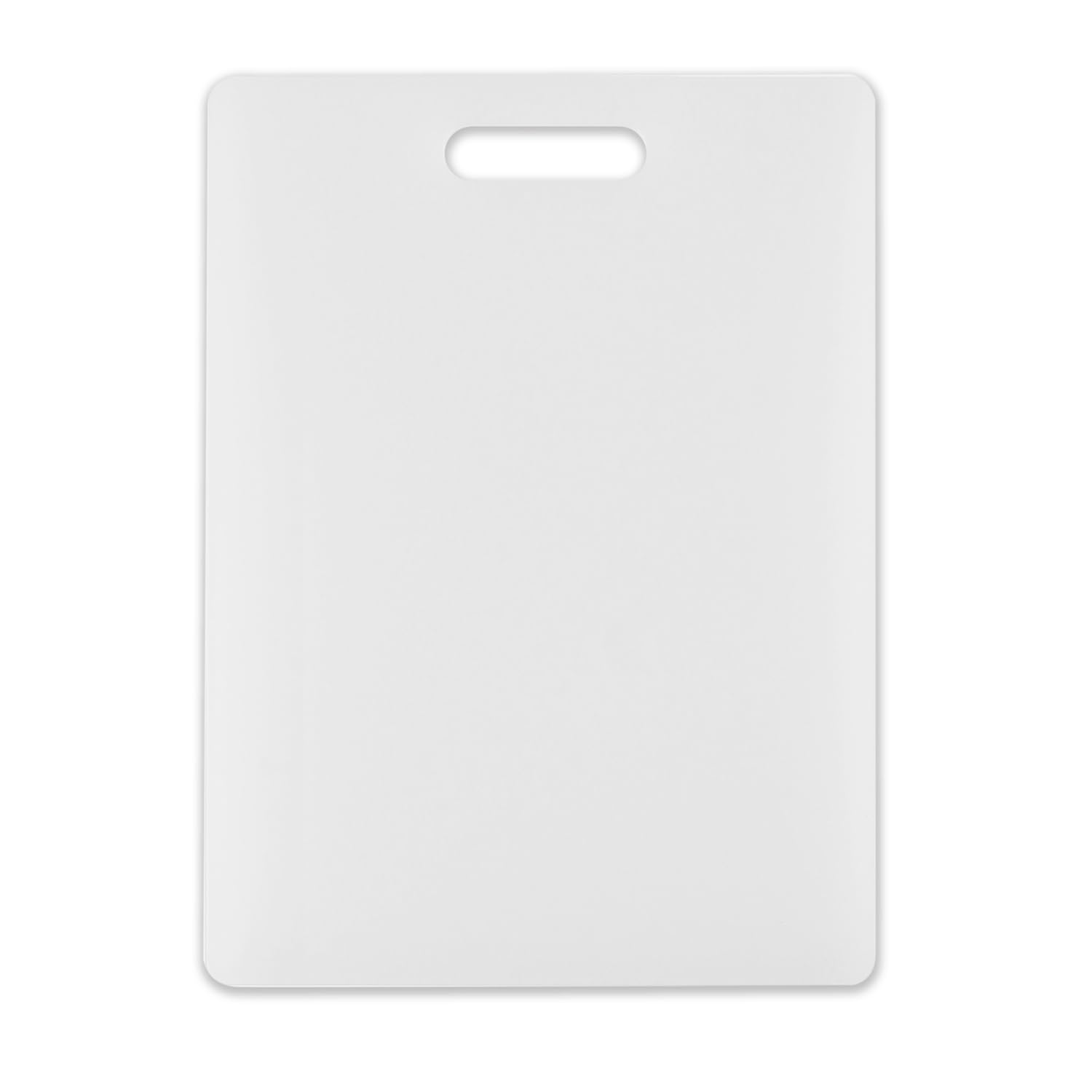 NSF Polysafe Cutting Board with Handle, 11 by 14.5 inches, White