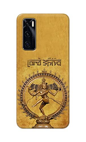 Image of PRINTFIDAA Lord Shiva As Nataraj Printed Designer Hard Case for Vivo V20 SE Back Cover -(e) RPM1004