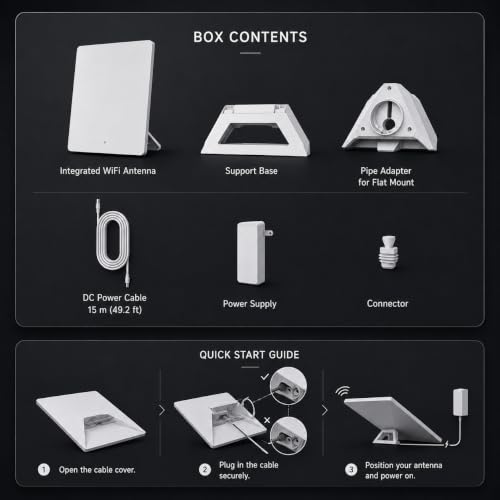 Image of STARLINK Region Free Unlocked Mini Kit - 4th Gen Portable Antenna with Free Region Unlock & Wi-Fi Router - High-Speed Satellite Internet for RVs, Camping, Travel, Remote Work & Off-Grid Living