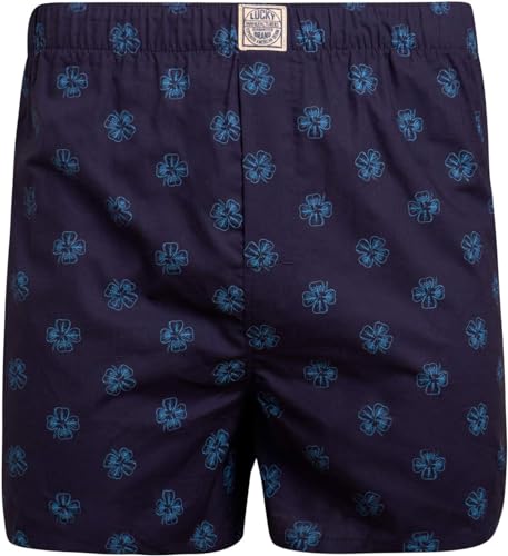 Lucky Brand Mens Boxer Shorts - 3 Pack Woven Cotton Boxers for Men with Functional Fly - Lightweight Mens Underwear Boxers4