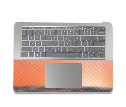 Image of MightySkins Carbon Fiber Skin Compatible with Microsoft Surface Laptop Studio 2 (2023) Full Wrap Kit - Sunset Sea | Protective, Durable Textured Carbon Fiber Finish | Easy to Apply | Made in The USA