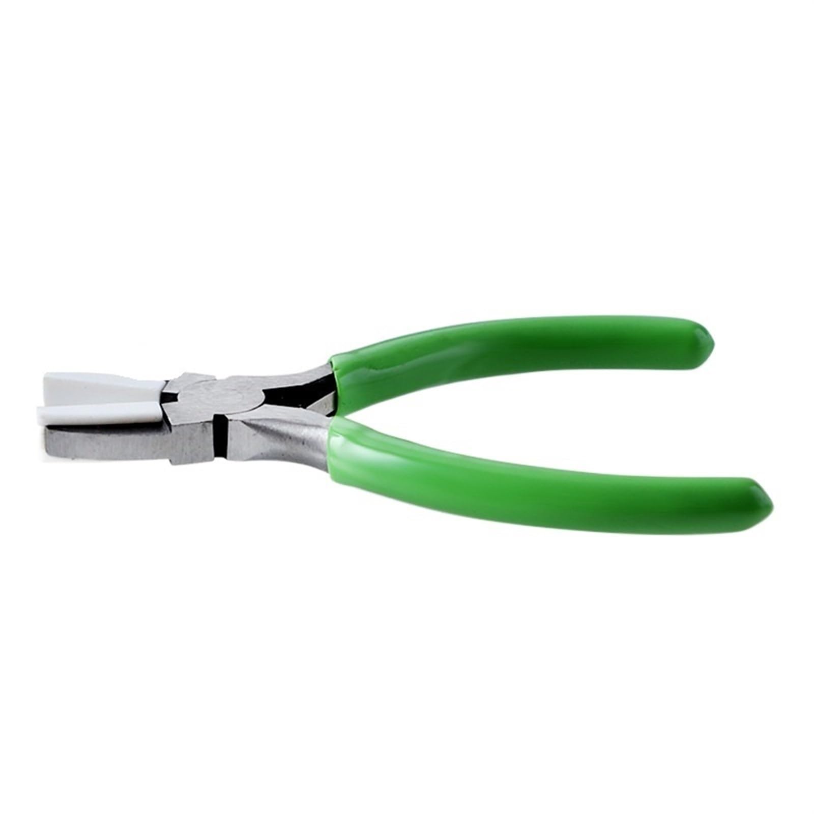 Jingyan Green Pliers Clamp Angle Jaw Tongs Adjustable Jewelry Pliers Clamping Wire Nylon Pincers(Green)