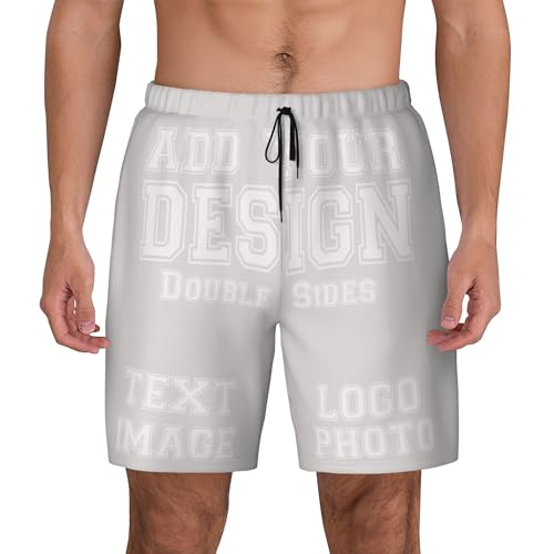 Custom Shorts for Men Add Your Design Here Custom Mens Swim Trunks Personalized Shorts Customize Shorts Gifts for Men2